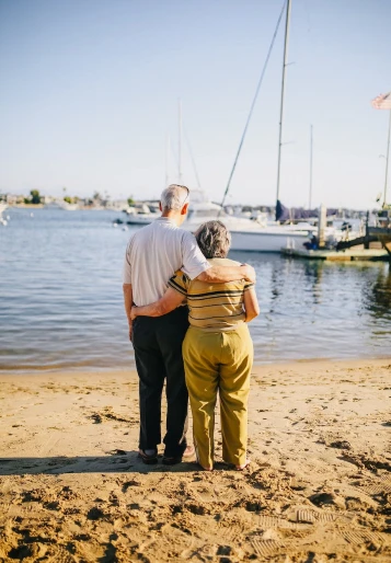 An Old Couple Together